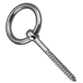 Рым-шуруп с кольцом АРТ 814086 нержавеющая сталь А4