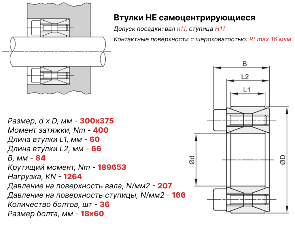 Чертеж втулка зажимная ВК40 300х375 Чертеж втулка зажимная ВК40 300х375